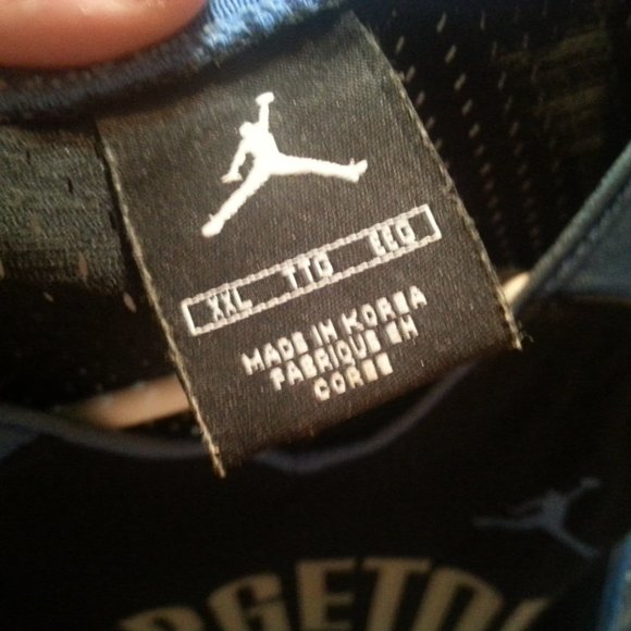 Vintage Jordan Georgetown Hoyas Basketball jersey - Picture 6 of 8